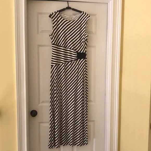 LOFT Dresses Ann Taylor Loft Striped Maxi Dress Poshmark